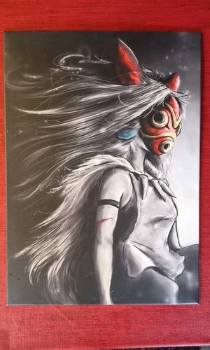 Displate prinzessin mononoke - prinzessin,