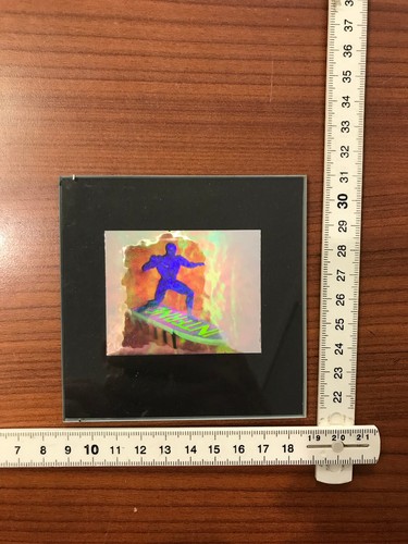 Hologramm bild mit surfer - hologramm,