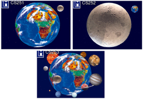 Ansichtskarte erde mond - 3,
